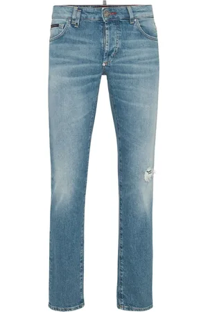 Philipp Plein Logo-patch jeans