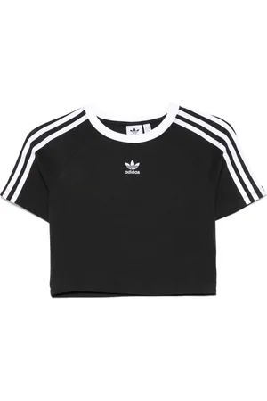 adidas 3-Stripes crop T-shirt