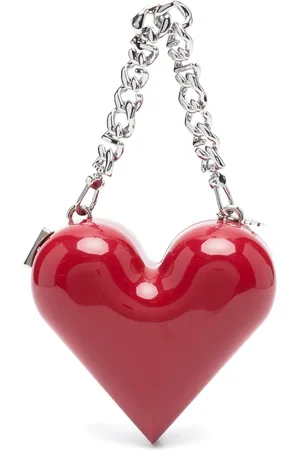 GCDS Heart-shaped tote bag