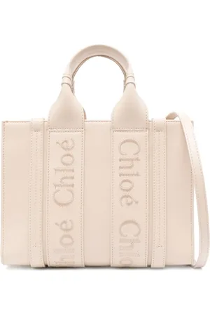 Chloé Small Woody leather tote bag