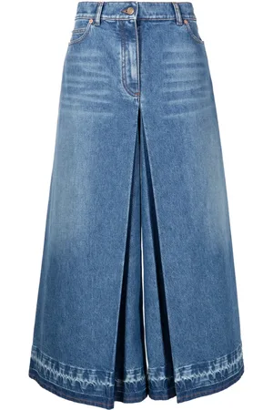 VALENTINO GARAVANI High-waisted wide-leg jeans