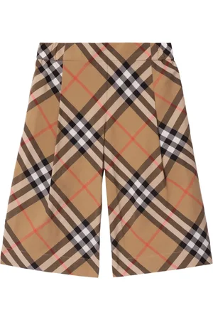 Burberry Check cotton trousers