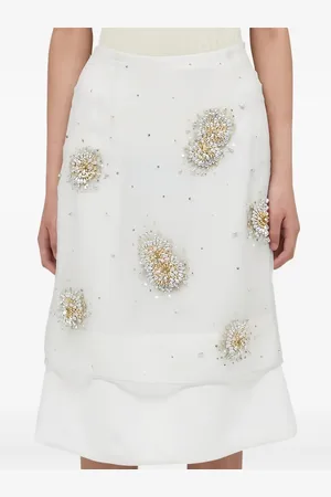 WALES BONNER Triumph midi skirt