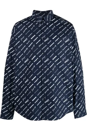 Balenciaga Logo-print cotton shirt