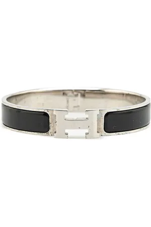 Hermès 20th Century Narrow Enamel Clic H Bracelet PM costume bracelet