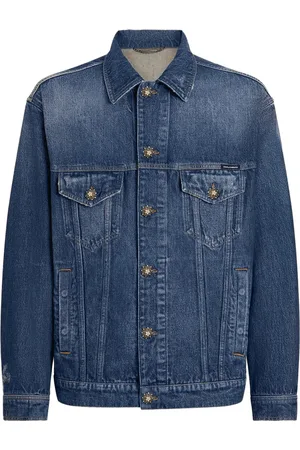 Dolce & Gabbana Logo-plaque denim jacket