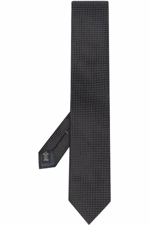 Ermenegildo Zegna Polka dot-print silk tie