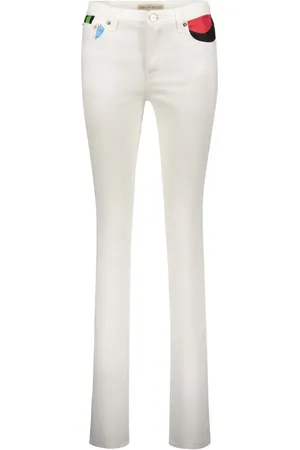 Puccini Printed-panels jeans