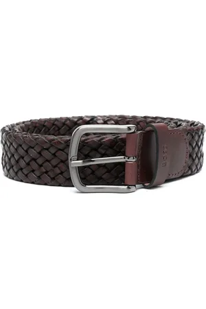HUGO BOSS Braided leather belt