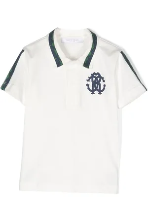 Roberto Cavalli Monogram-print polo shirt