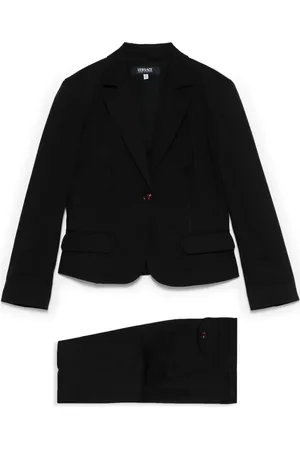 VERSACE 2000s cotton-blend suit