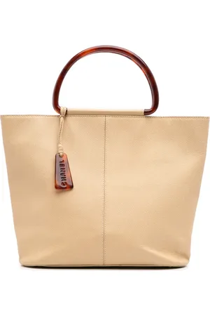 CHANEL 1997-1999 Grained Calfskin Tortoise Top Handle tote bag