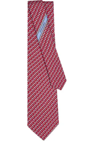 Salvatore Ferragamo Elephant-print tie