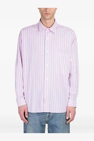 AMISH Striped poplin shirt