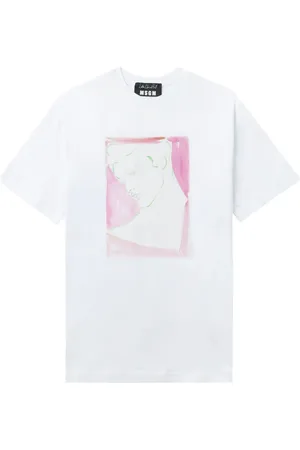Msgm Illustration-print T-shirt