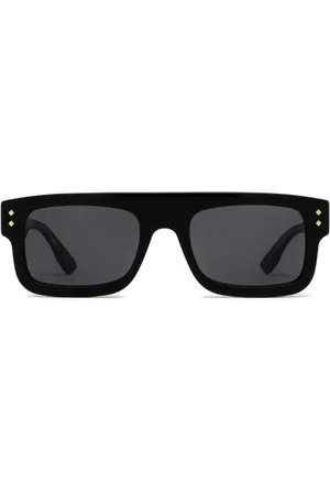 Gucci Logo print square-frame sunglasses
