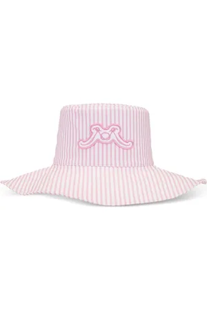 Rowen Rose Striped poplin sun hat