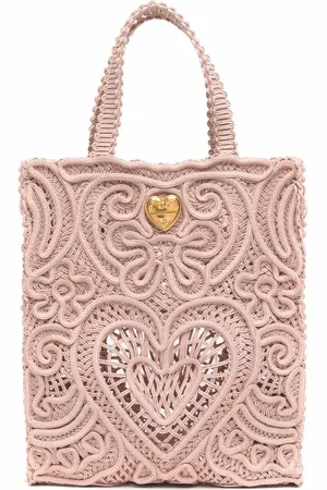 Dolce & Gabbana Small Beatrice cordonetto-lace tote bag
