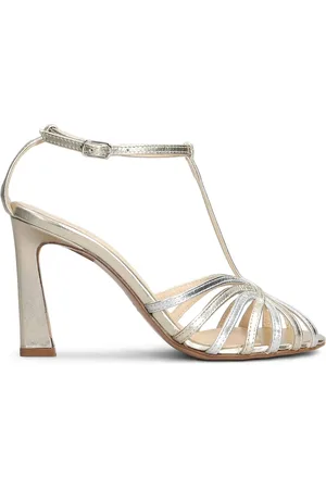 ANNA F. 100mm leather sandals