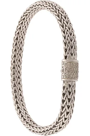 John Hardy Classic Chain 6.5mm diamond pavé bracelet