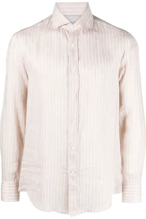 Brunello Cucinelli Long-sleeve striped shirt