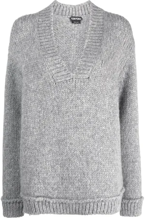 Tom Ford Chunky-knit V-neck jumper