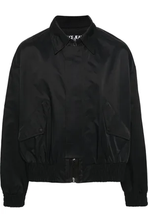VERSACE Logo-patch bomber jacket