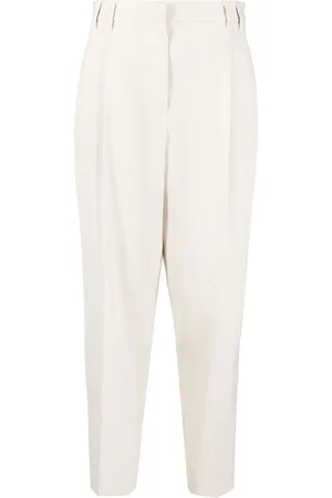 Brunello Cucinelli High-waisted tailored trousers
