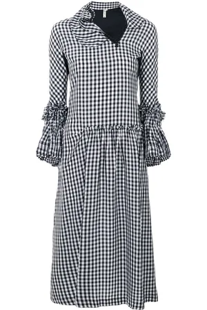 Comme des Garçons Ruffled gingham dress