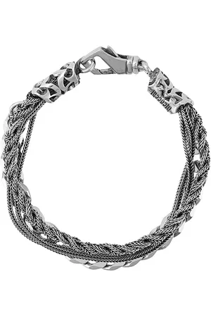 EMANUELE BICOCCHI Braid and chain bracelet
