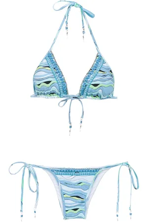 AMIR SLAMA Embroidered bikini
