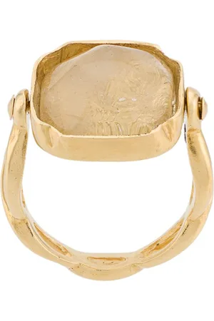 Goossens Square Cabochons ring