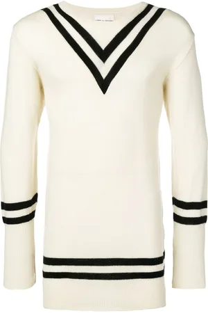 Comme des Garçons Stripe-detail wool jumper