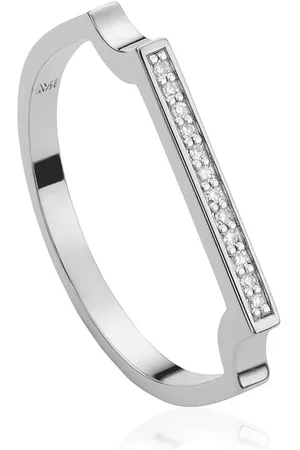 Monica Vinader Signature Thin Diamond ring