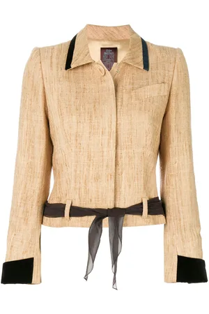 John Galliano Tied waist jacket