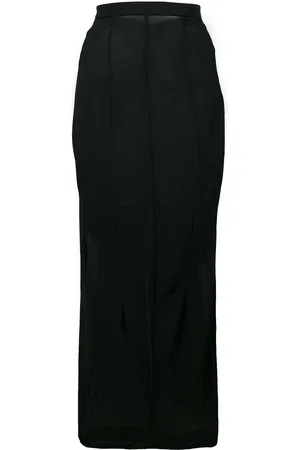 Comme des Garçons 1992 sheer fitted skirt