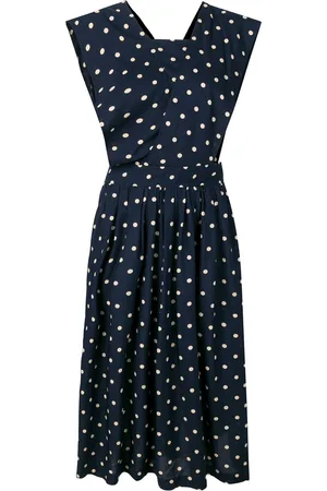 Comme des Garçons Polka dot midi dress