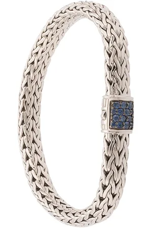 John Hardy Classic Chain 7.5mm sapphire pavé bracelet