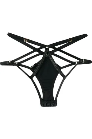 Something Wicked Jade satin open briefs