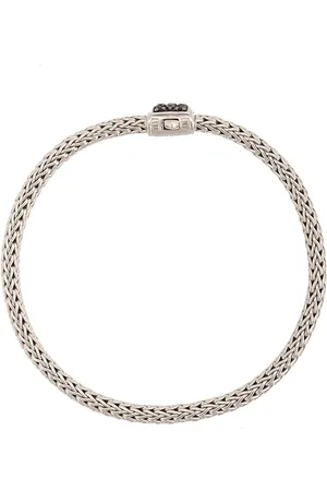 John Hardy Classic Chain 5mm black sapphire pavé bracelet