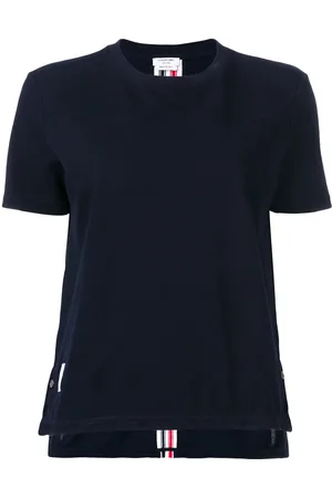Thom Browne RWB stripe relaxed piqué T-shirt