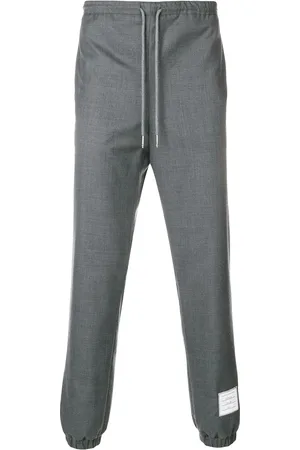 Thom Browne Drawstring-waist wool track pants