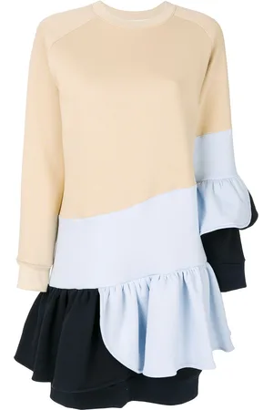 Ioana Ciolacu Colour-block frill dress