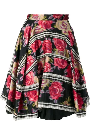 Comme des Garçons 1989 layered floral skirt