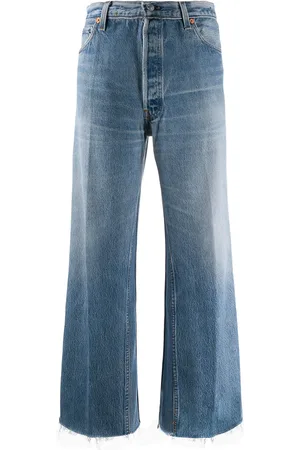 RE/DONE Straight-leg cropped jeans