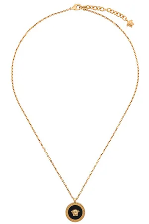 VERSACE Medusa enamel necklace