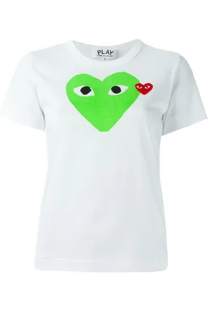 Comme des Garçons Heart print T-shirt