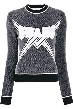 OFF-WHITE Knitted logo top