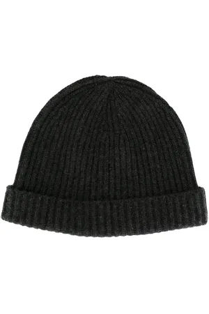 N.PEAL Ribbed-knit cashmere beanie