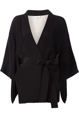 FLEUR DU MAL Haori silk robe